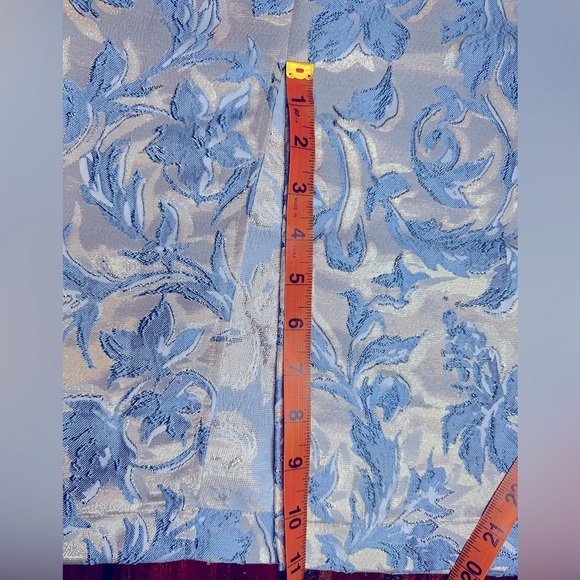 🎄SALE Vici Windsor Floral Shimmer Strapless Midi Dress Blue XS - Picture 11 of 12